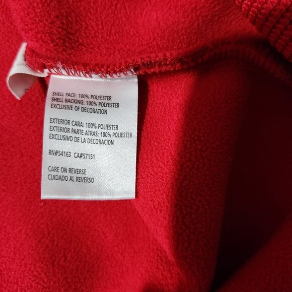 San Fransisco 49ers Coat Sweater Jacket Men's Size LG Full Zip Up with Pockets - Picture 12 of 15